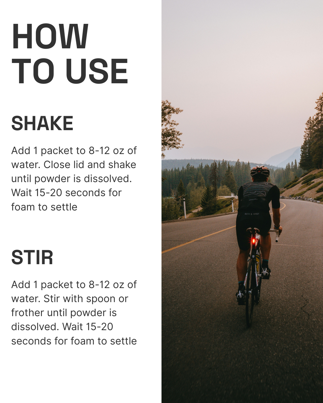 SOLO all-in-one supplement how to use instructions