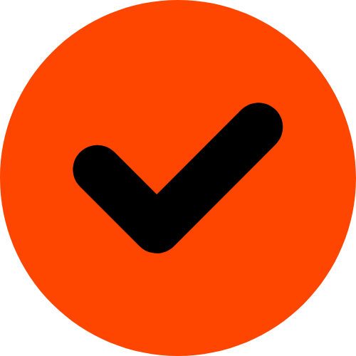 Orange Check